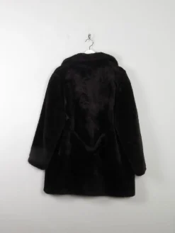Women's Vintage Brown Faux Fur Jacket S/M