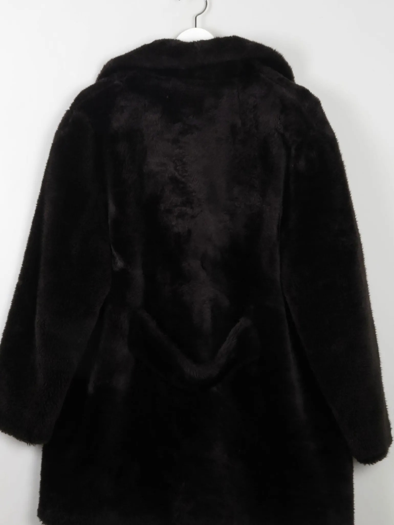 Women's Vintage Brown Faux Fur Jacket S/M