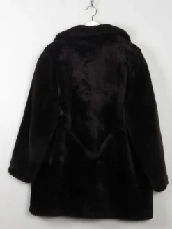 Women's Vintage Brown Faux Fur Jacket S/M