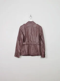 Women's Vintage Brown Leather Jacket S/M