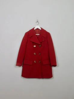 Women's Vintage Burnt Orange Short Coat 10/12