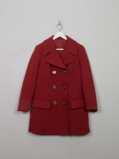 Women's Vintage Burnt Orange Short Coat 10/12