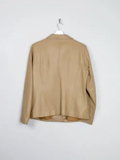 Women's Vintage Caramel 1990s Leather Jacket M/L