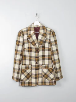 Women's Vintage Check Jacket S