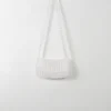 Women's Vintage Clear Beaded Bag