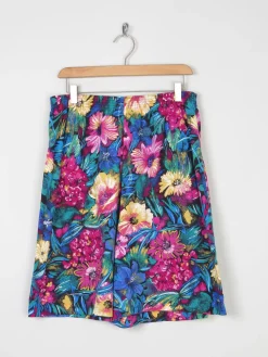 Women’s Vintage Colourful Bermuda Shorts 12/14