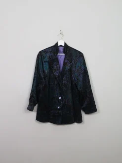 Women's Vintage Corded Velvet Colourful Jacket M/L