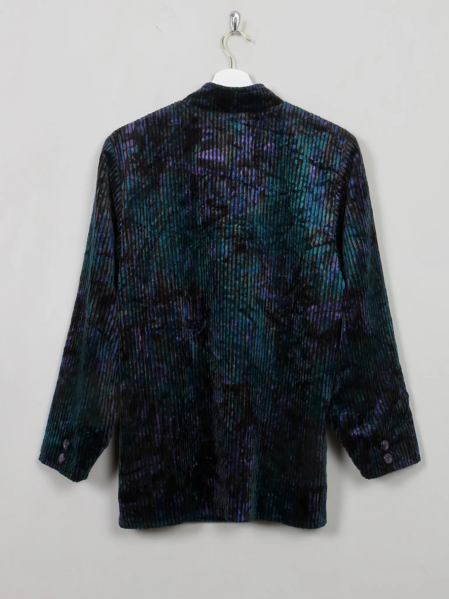 Women's Vintage Corded Velvet Colourful Jacket M/L