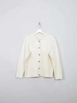 Women's Vintage Cream Austrian Cardigan M