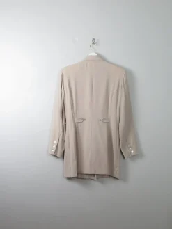 Women's Vintage Cream Blazer S