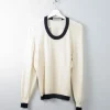 Women’s Vintage Cream Jaeger Merino Wool Jumper S/M