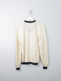 Women’s Vintage Cream Jaeger Merino Wool Jumper S/M