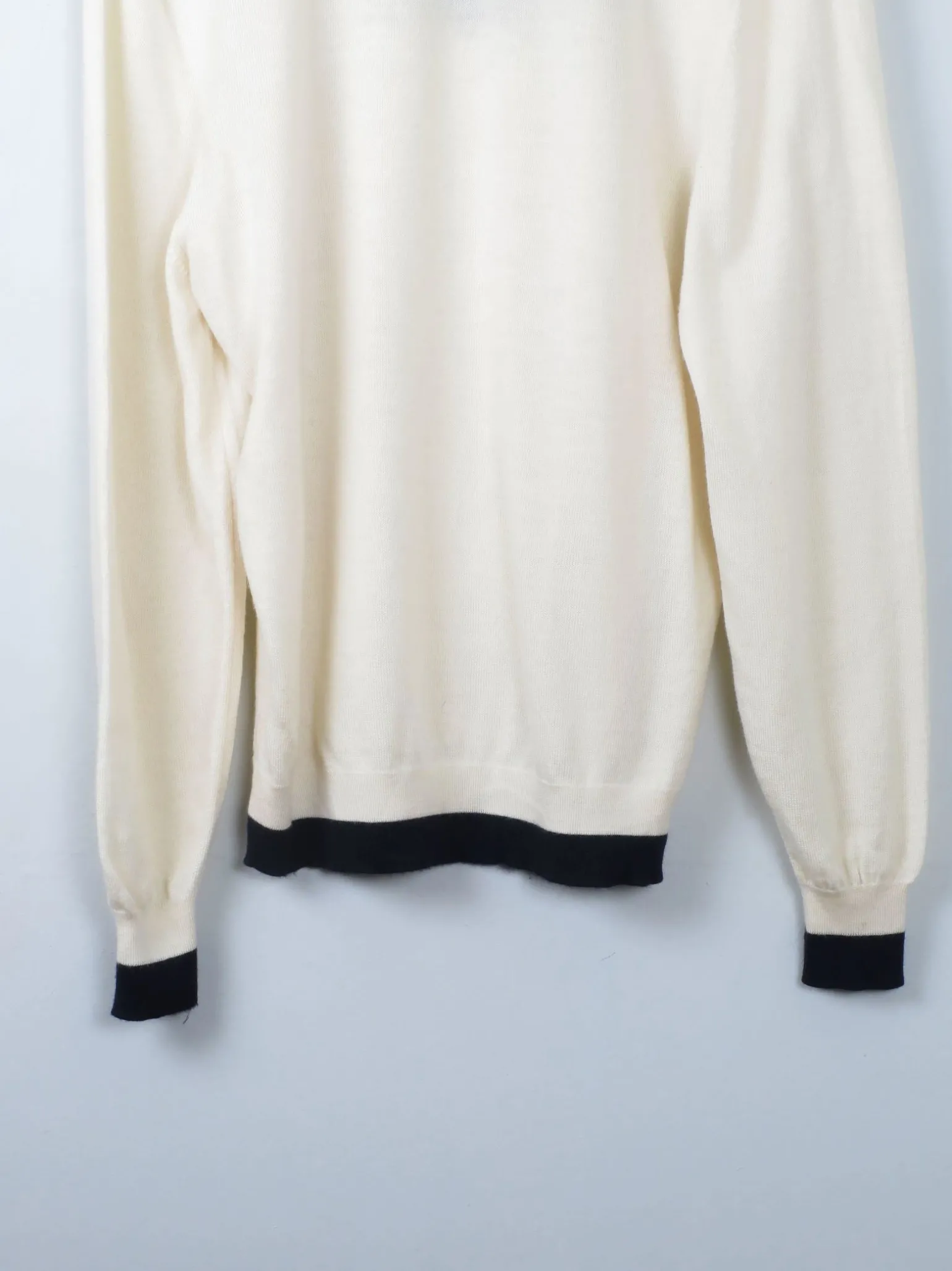 Women’s Vintage Cream Jaeger Merino Wool Jumper S/M