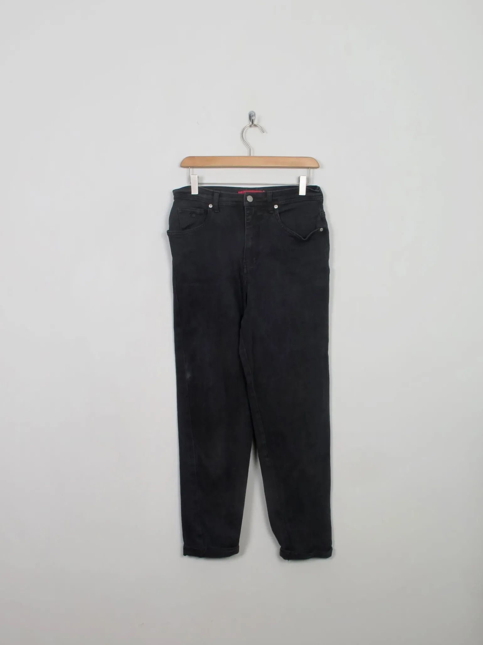 Women's Vintage Dark Grey Gloria Vanderbilt Mom Jeans 30"W