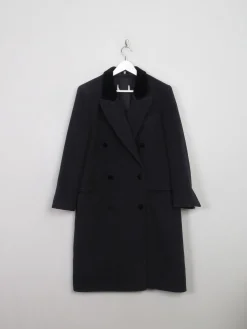 Women's Vintage Dark Grey Coat M/L