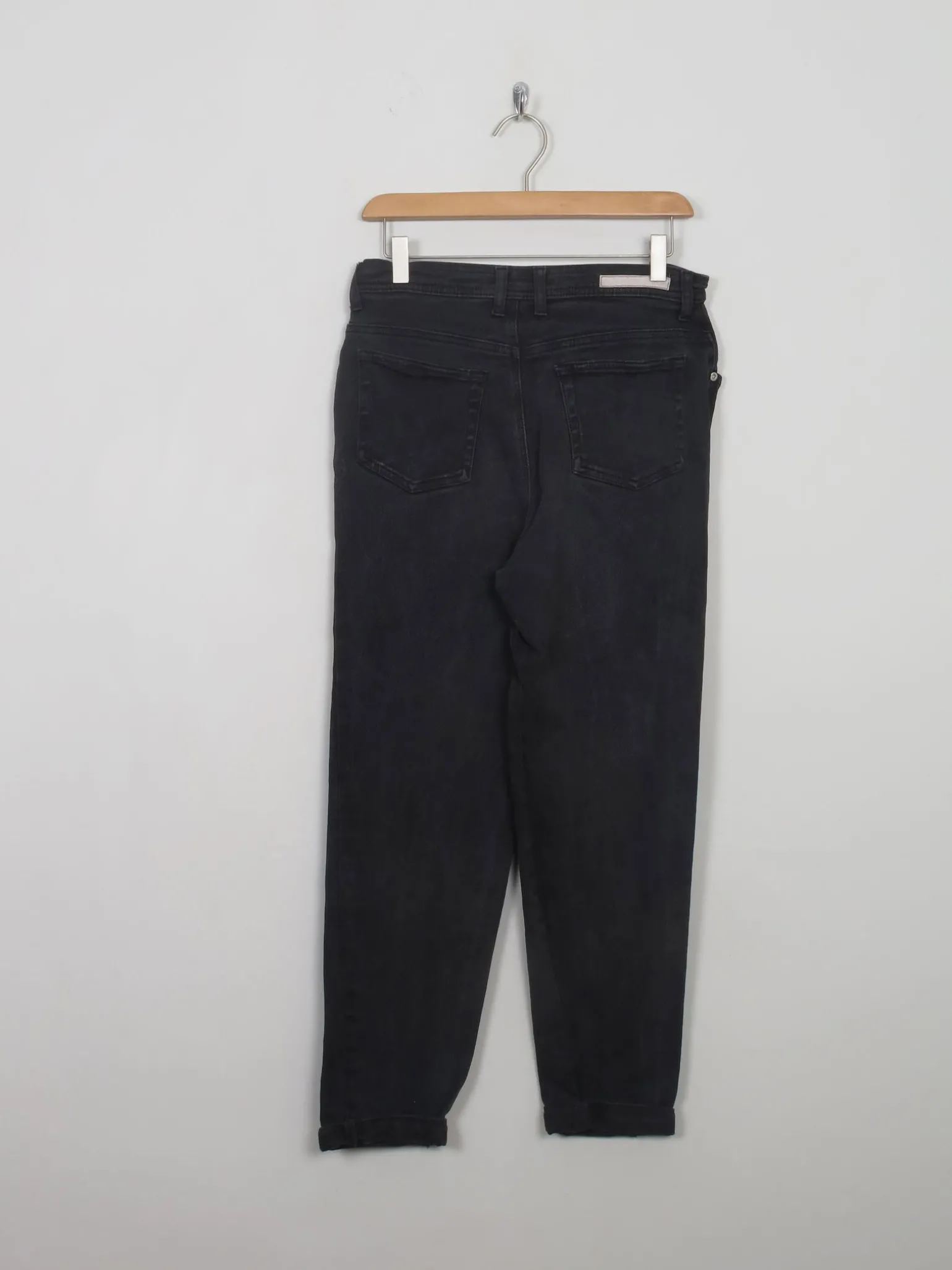 Women's Vintage Dark Grey Gloria Vanderbilt Mom Jeans 30"W