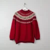 Women's Vintage Eddie Beaver FairIsle Wool Jumper M