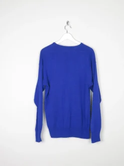 Women's Vintage Electric Blue Jumper M
