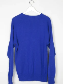 Women's Vintage Electric Blue Jumper M