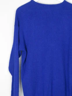 Women's Vintage Electric Blue Jumper M