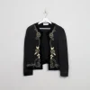 Women's Vintage Embellished Gold Cardigan M/L