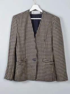 Women's Vintage Evan Picone Check Jacket S