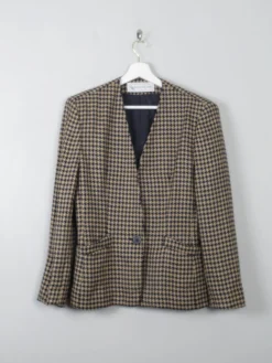 Women's Vintage Evan Picone Check Jacket S