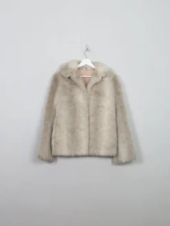 Women's Vintage Faux Fur Jacket XS
