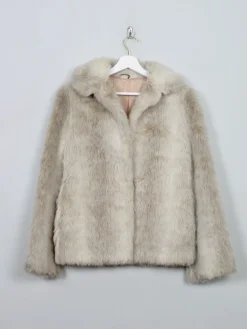 Women's Vintage Faux Fur Jacket XS
