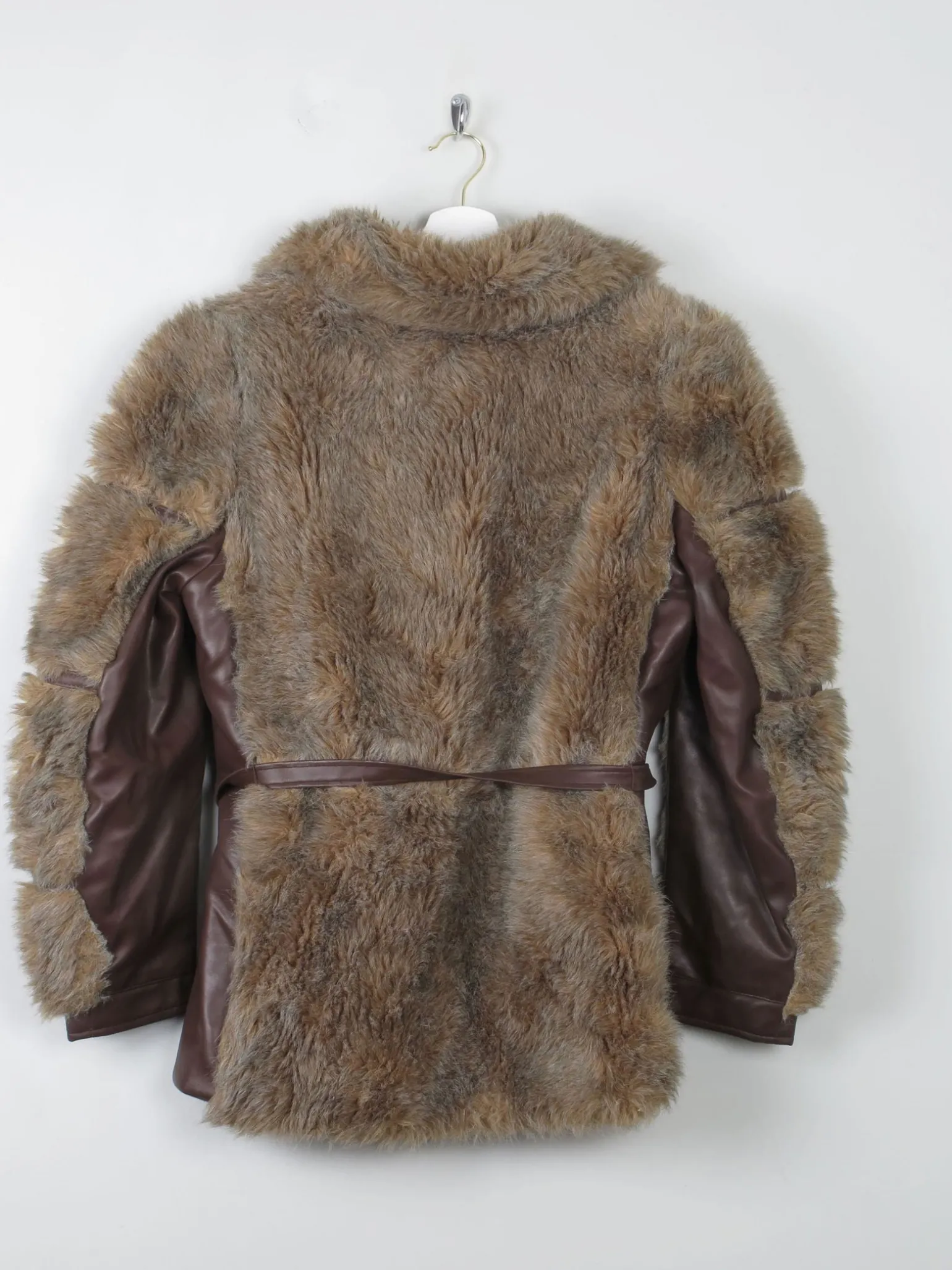 Women's Vintage Faux Fur 1970s Jacket S/M