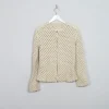 Women's Vintage Gold Crochet Cardigan S/M
