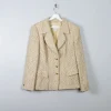 Women's Vintage Gold Tweed Escada Jacket L