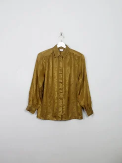 Women's Vintage Green Blouse M