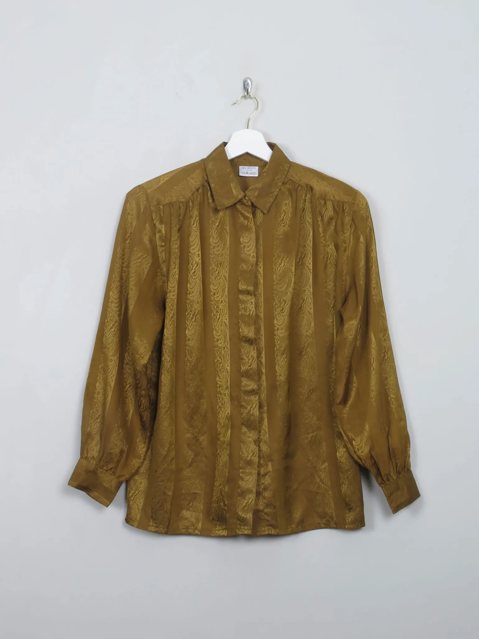 Women's Vintage Green Blouse M