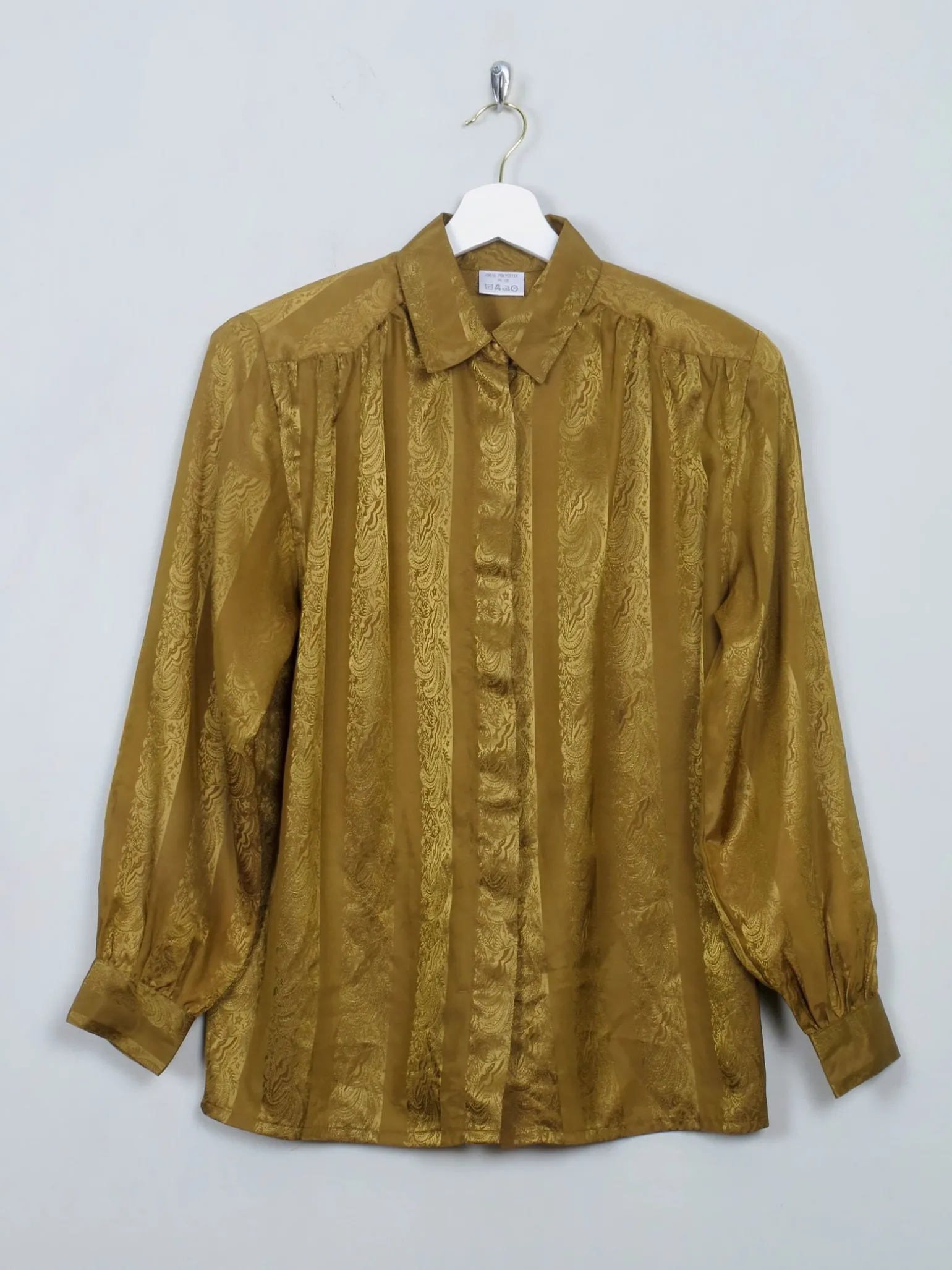 Women's Vintage Green Blouse M