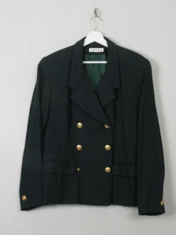 Women's Vintage Green Chaus Tweed Jacket L/XL