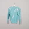 Women's Vintage Green Cotton Jumper M
