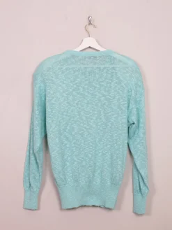 Women's Vintage Green Cotton Jumper M