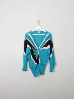 Women's Vintage Green Jumper S/M