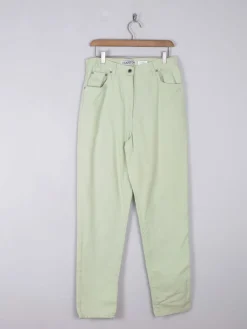 Women's Vintage Green Trousers 31"