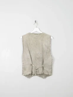 Women's Vintage Green Waistcoat S/M