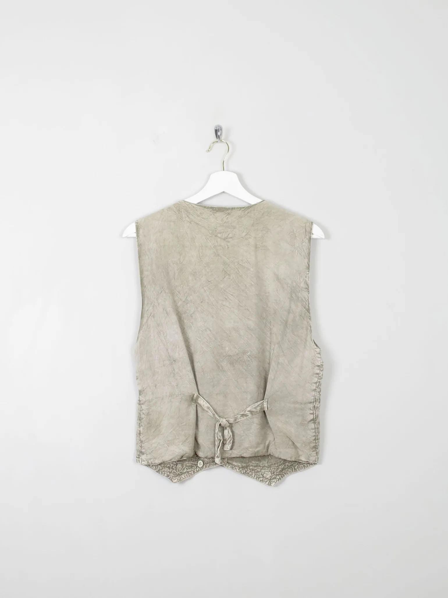 Women's Vintage Green Waistcoat S/M