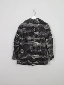 Women's Vintage Grey Astrachan Jacket M