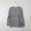 Women's Vintage Grey Sweatshirt With Logo Iowa Hawkeyes M