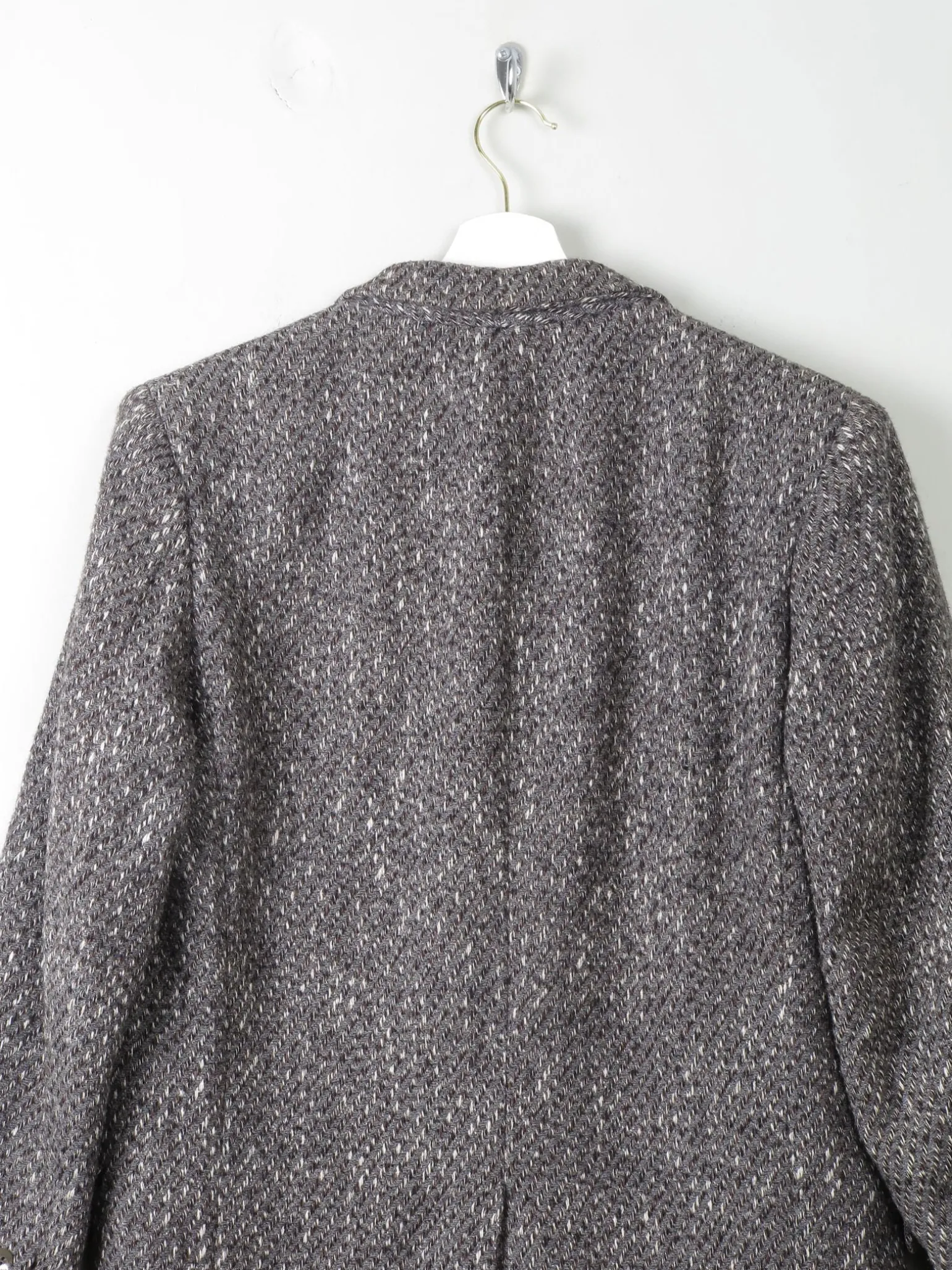 Women's Vintage Grey Tweed Liz Claiborne Jacket S/M Petit