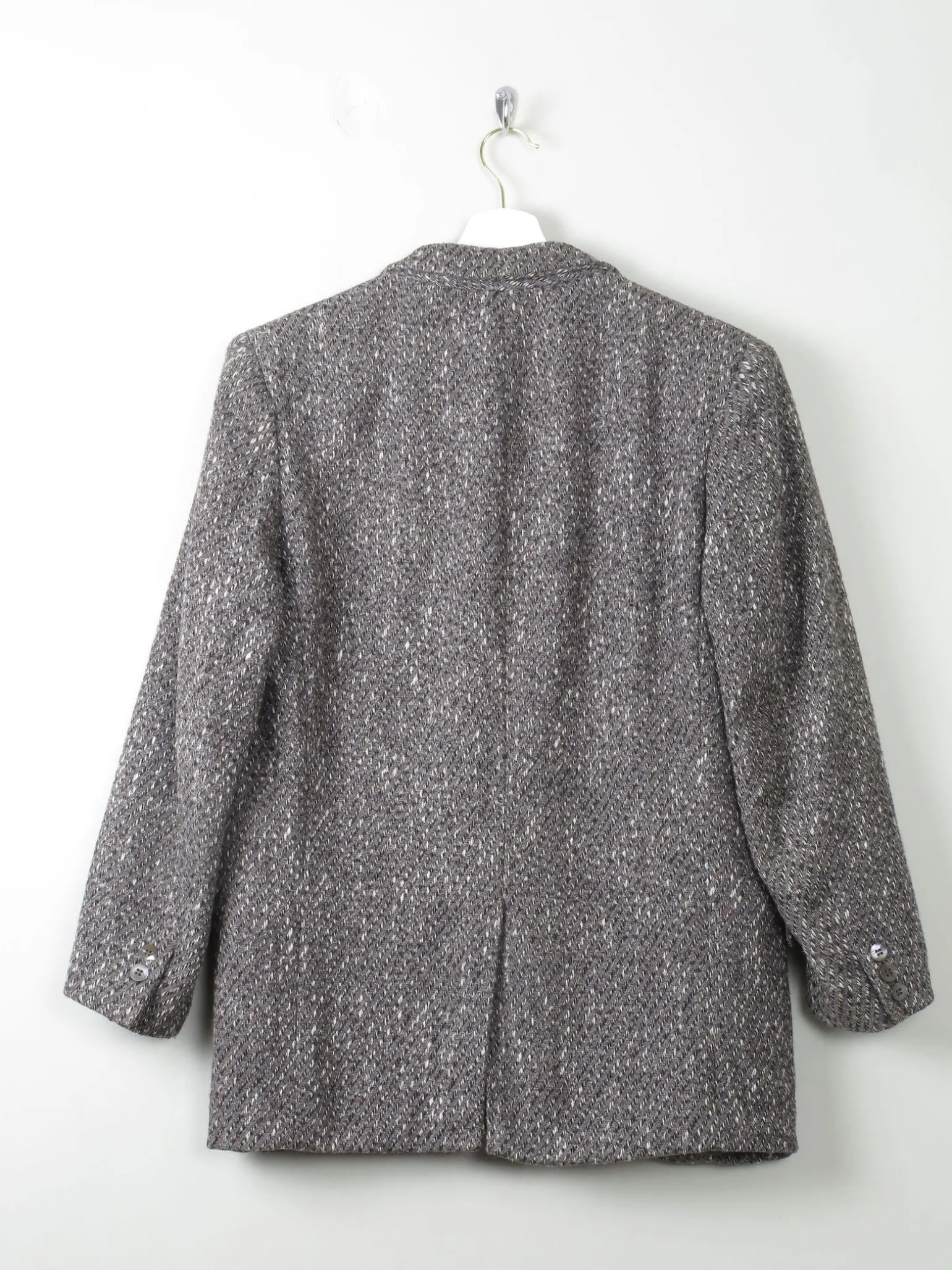 Women's Vintage Grey Tweed Liz Claiborne Jacket S/M Petit