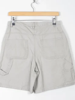 Womens Vintage High Waisted Khaki Shorts 10 29