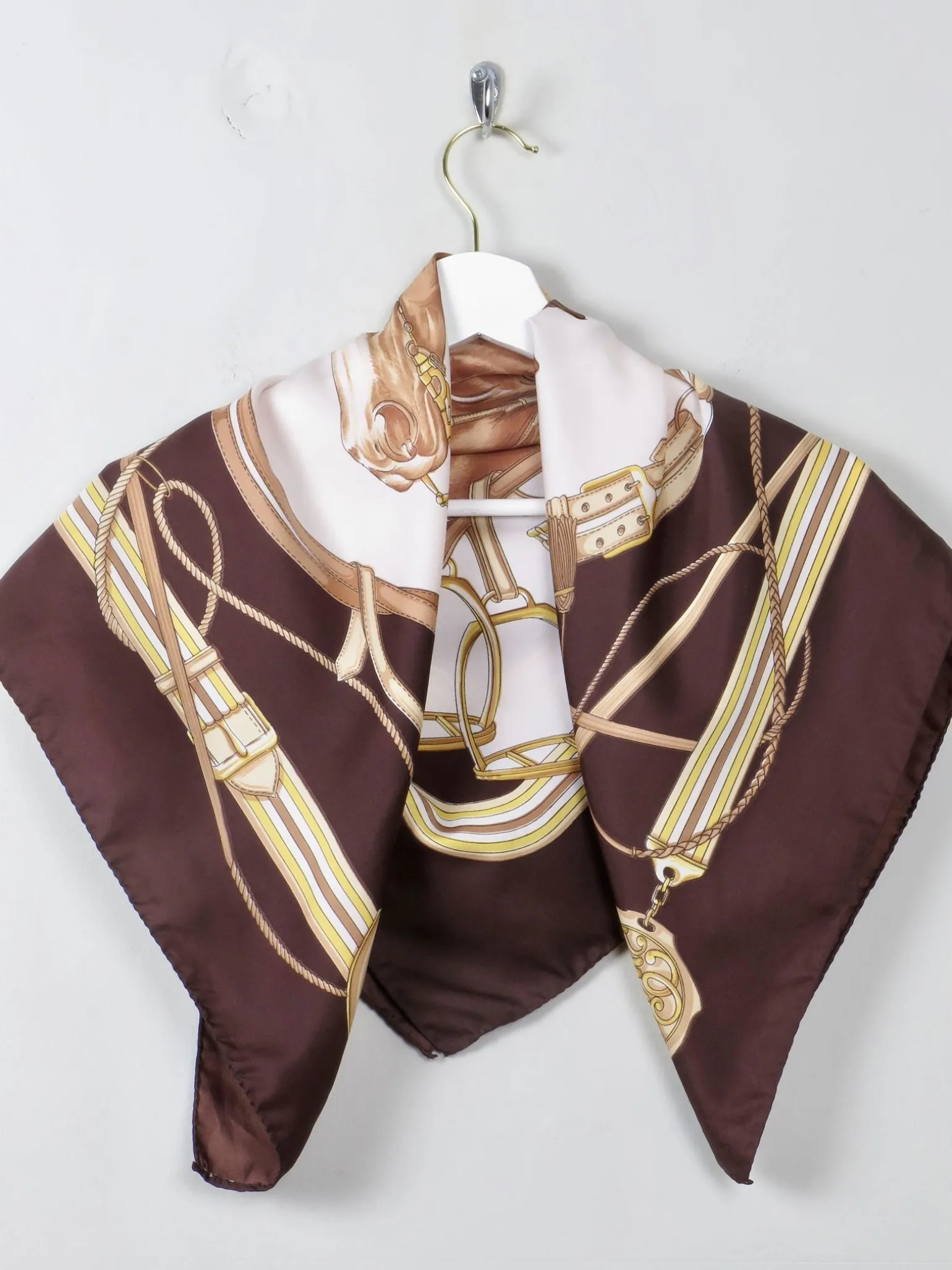 Women's Vintage Horse Bit Print Scarf