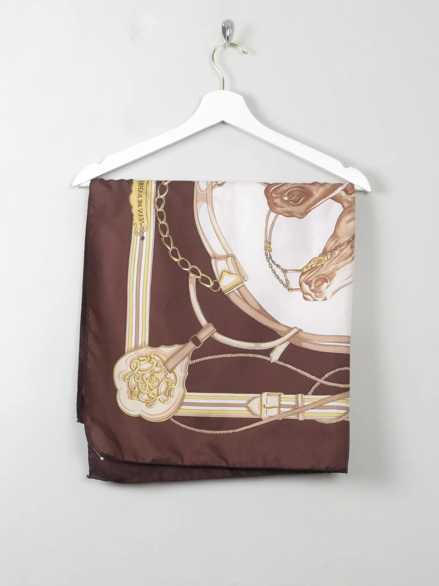 Women's Vintage Horse Bit Print Scarf