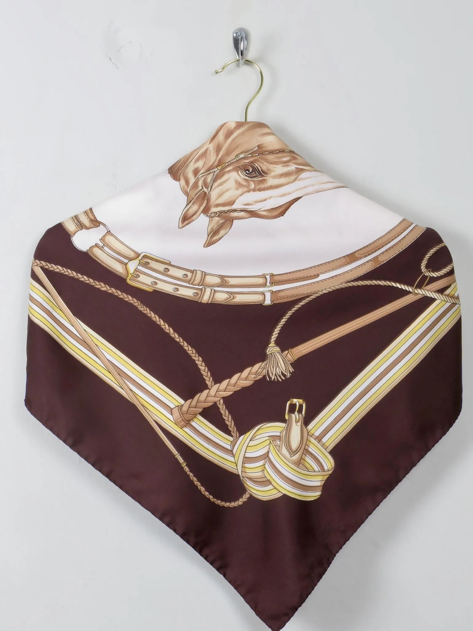 Women's Vintage Horse Bit Print Scarf